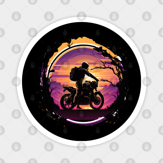 Motorbike Tshirt design Magnet by T-shirt US